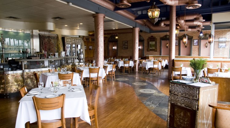 Mazza - beautiful dining room at ninth and ninth location