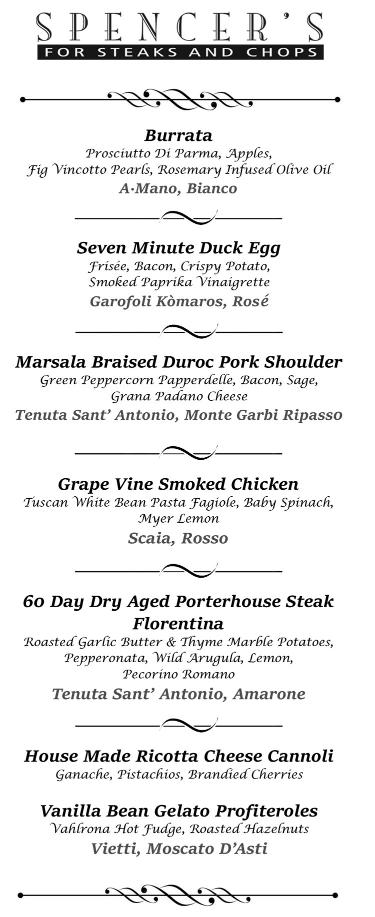 Italian Wine Dinner 2017