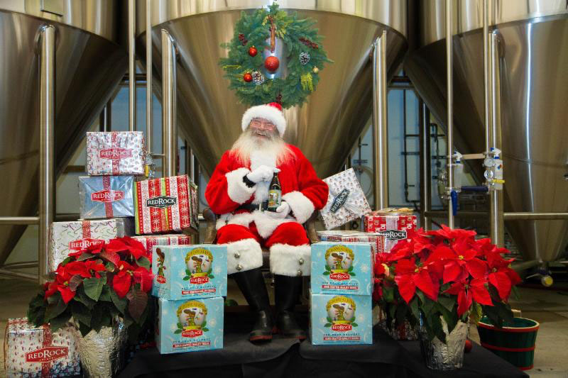 Meet Santa, drink beer, give gifts (Red Rock)
